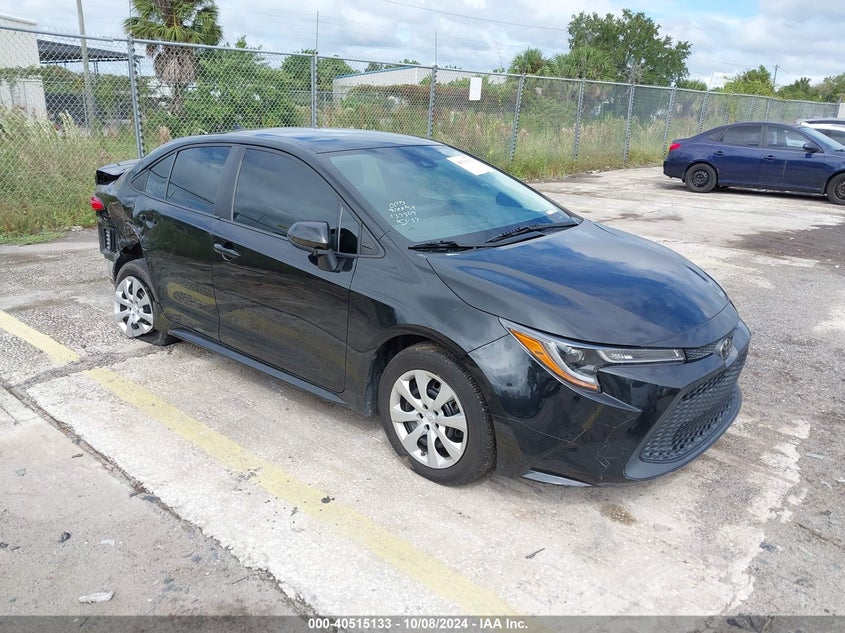 VIN 5YFEPMAE4MP264210 2021 TOYOTA COROLLA LE