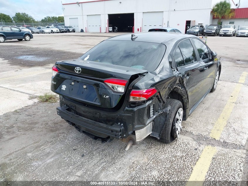 VIN 5YFEPMAE4MP264210 2021 TOYOTA COROLLA LE