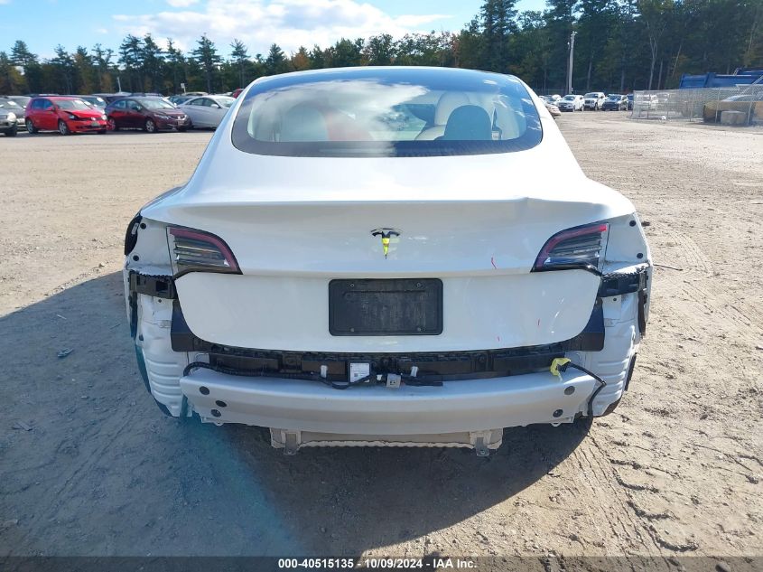 2022 Tesla Model 3 Rear-Wheel Drive VIN: 5YJ3E1EA4NF320629 Lot: 40515135