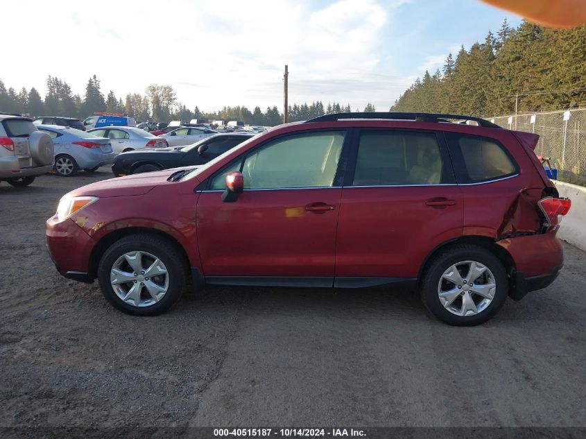 2015 Subaru Forester 2.5I Limited VIN: JF2SJAHC5FH489369 Lot: 40515187