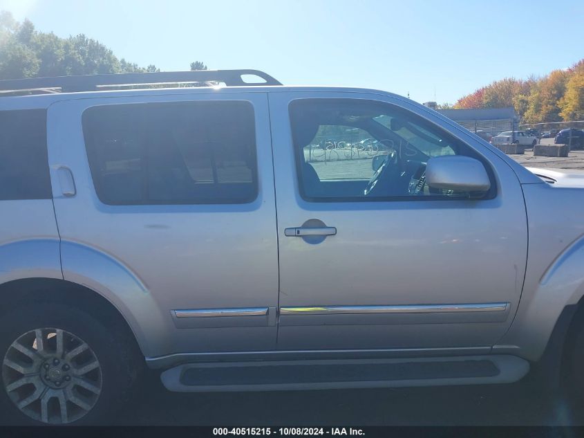 2010 Nissan Pathfinder Le VIN: 5N1AR1NB2AC625778 Lot: 40515215