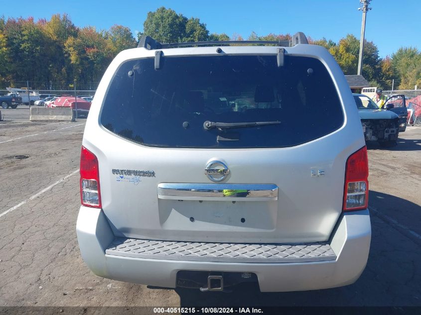 2010 Nissan Pathfinder Le VIN: 5N1AR1NB2AC625778 Lot: 40515215