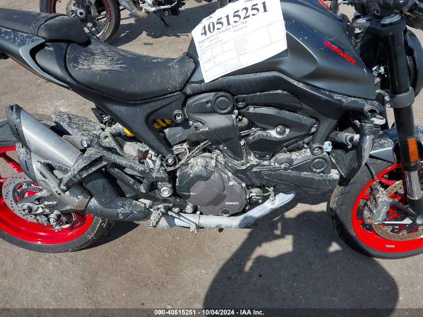 2021 Ducati Monster VIN: ZDMMAMDT3MB001829 Lot: 40515251