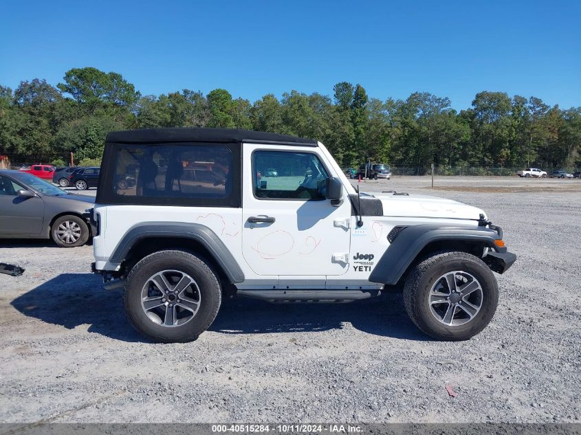 1C4GJXAG2KW501617 2019 Jeep Wrangler Sport S 4X4