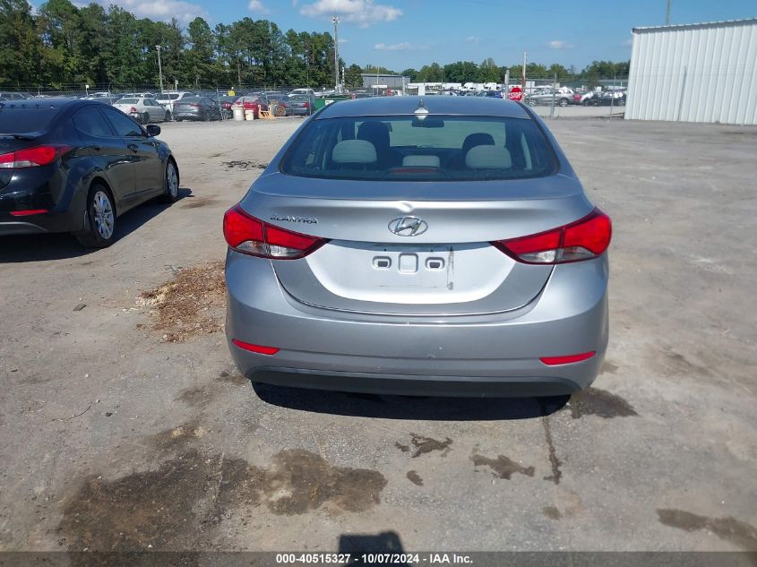 5NPDH4AEXFH600144 2015 Hyundai Elantra Se