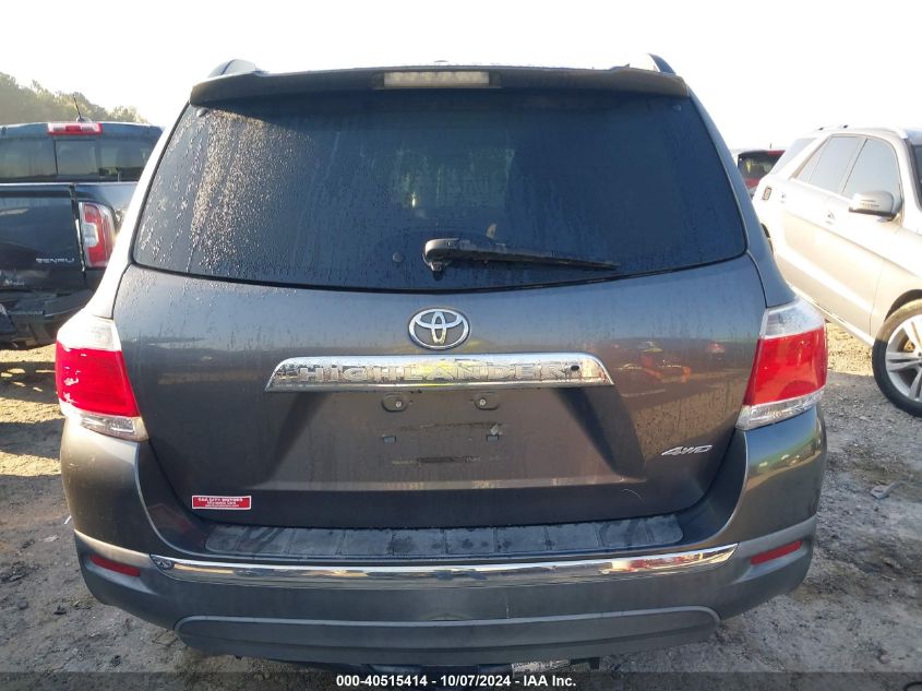 2011 Toyota Highlander Se VIN: 5TDBK3EH9BS061172 Lot: 40515414