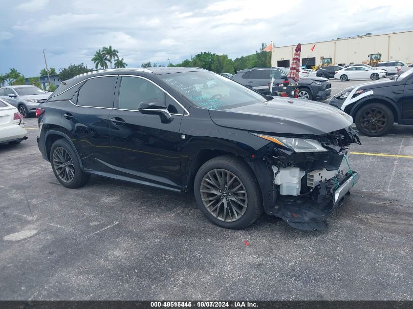 VIN 2T2ZZMCA5KC139912 2019 Lexus RX, 350 F Sport no.1