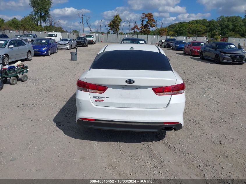 2017 Kia Optima Lx VIN: KNAGT4L36H5138009 Lot: 40515452