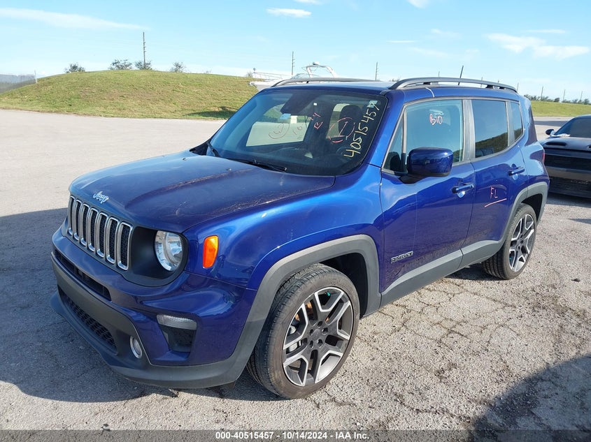 VIN ZACNJCBB6MPM72316 2021 JEEP RENEGADE LATITUDE FWD