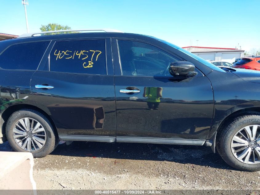 2019 Nissan Pathfinder Sl VIN: 5N1DR2MM2KC591168 Lot: 40515477