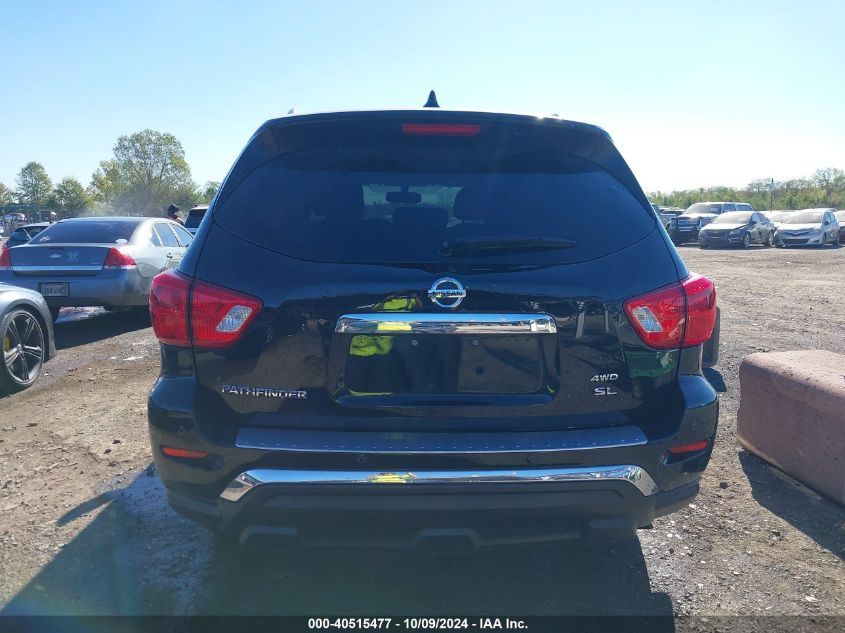 2019 Nissan Pathfinder Sl VIN: 5N1DR2MM2KC591168 Lot: 40515477