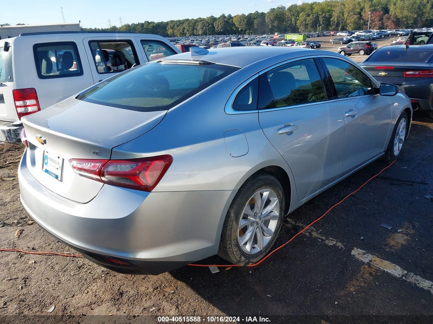 Vin: 1g1zd5st9nf108226, lot: 41004331, chevrolet malibu fwd lt 20224