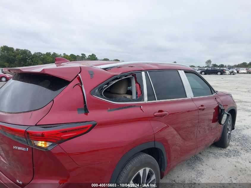 2023 Toyota Highlander Hybrid Xle VIN: 5TDKARAHXPS519868 Lot: 40515603