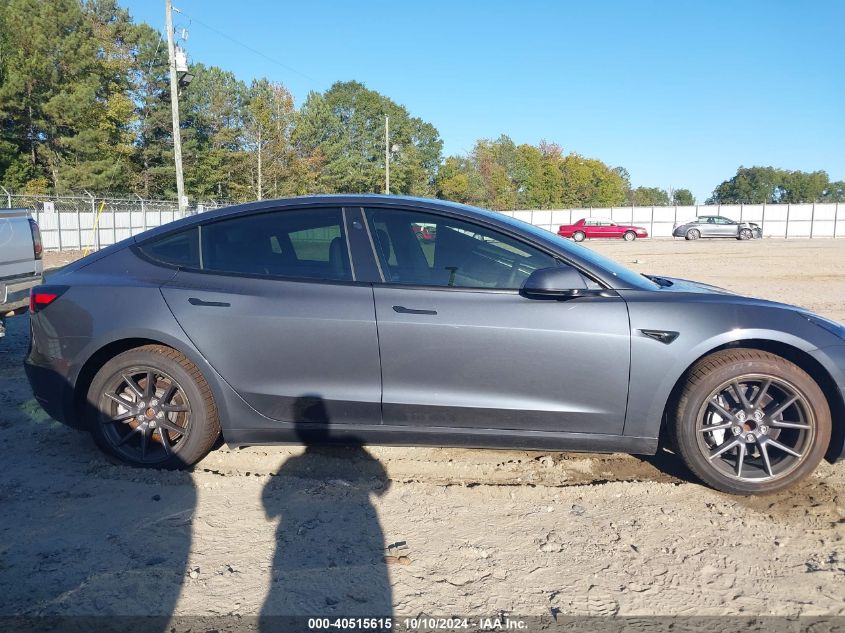 2022 Tesla Model 3 Rear-Wheel Drive VIN: 5YJ3E1EA3NF370051 Lot: 40515615