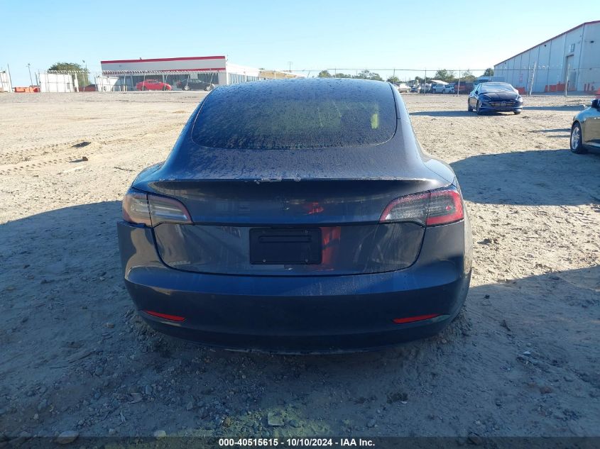 2022 Tesla Model 3 Rear-Wheel Drive VIN: 5YJ3E1EA3NF370051 Lot: 40515615