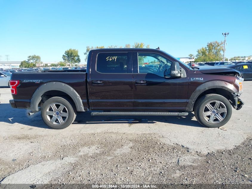 2018 Ford F-150 Xlt VIN: 1FTEW1EP0JFC13318 Lot: 40515644