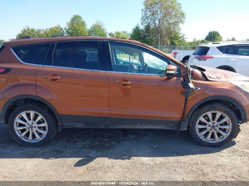 2017 Ford Escape Titanium VIN: 1FMCU9J9XHUB76377 Lot: 40515646