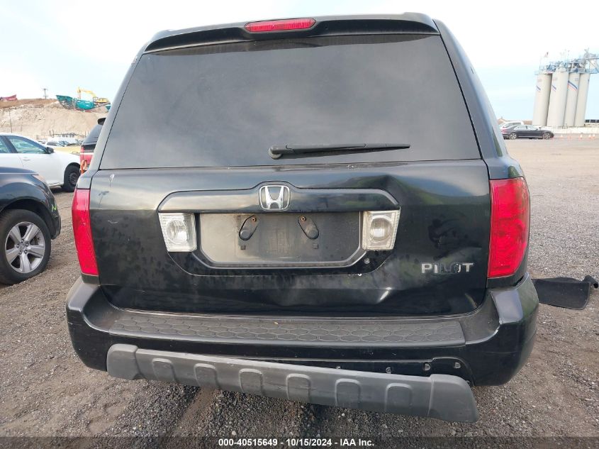 2003 Honda Pilot Lx VIN: 2HKYF18113H582184 Lot: 40515649