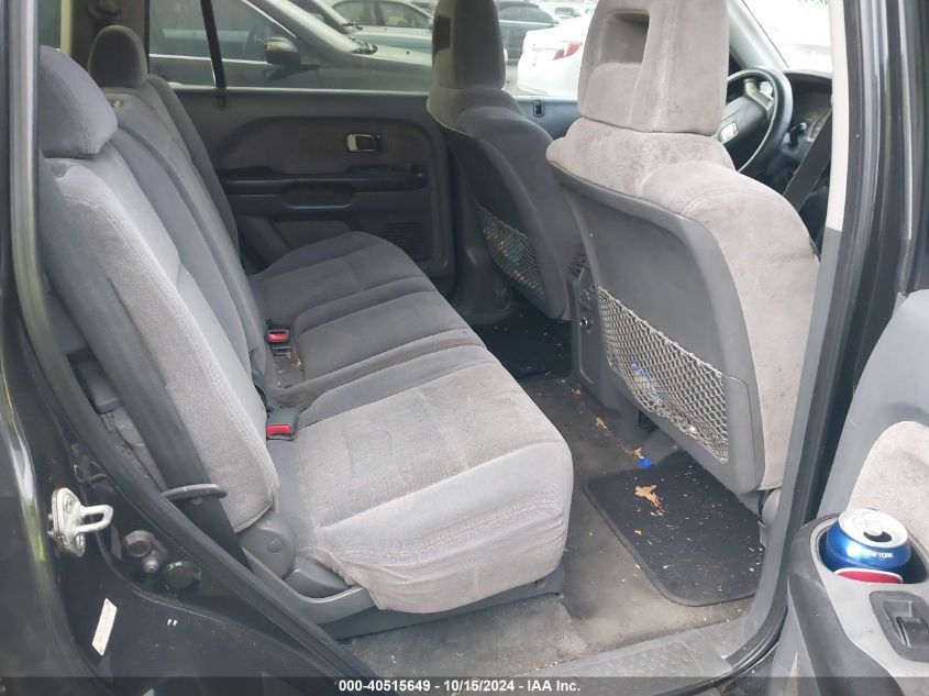 2003 Honda Pilot Lx VIN: 2HKYF18113H582184 Lot: 40515649