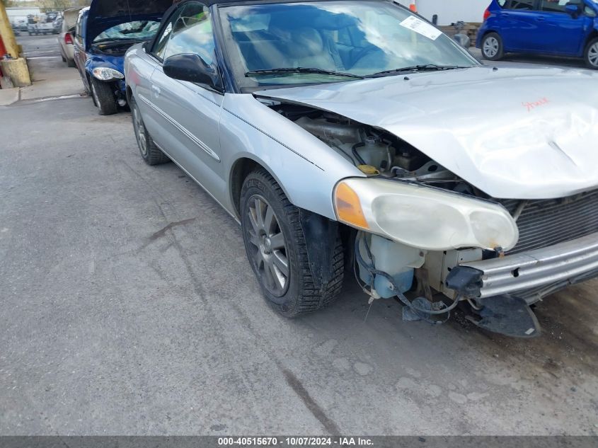 2004 Chrysler Sebring Limited VIN: 1C3EL65R44N399984 Lot: 40515670