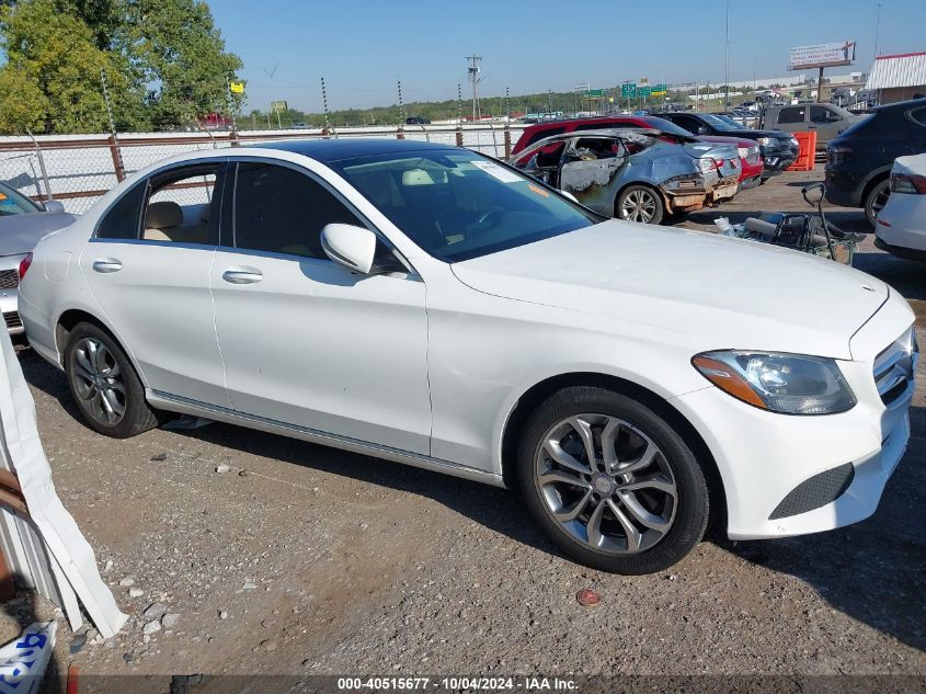 2016 Mercedes-Benz C 300 4Matic/Luxury 4Matic/Sport 4Matic VIN: 55SWF4KB8GU173449 Lot: 40515677