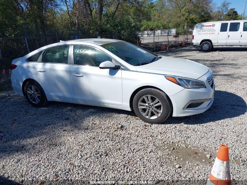 005NPE24AF1FH0492 2015 Hyundai Sonata Se