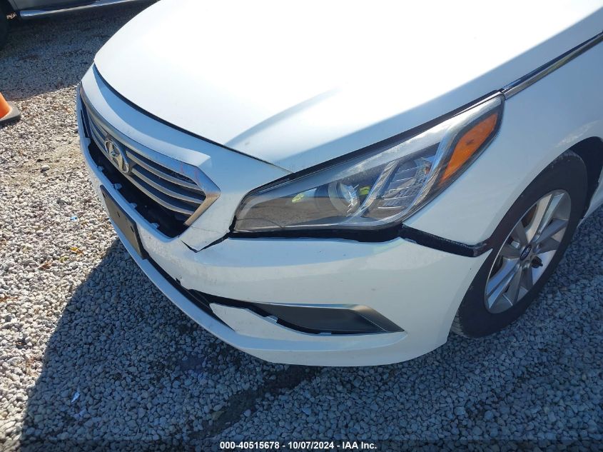 005NPE24AF1FH0492 2015 Hyundai Sonata Se