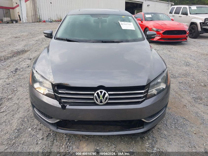 1VWBP7A33DC115361 2013 Volkswagen Passat 2.5L Se