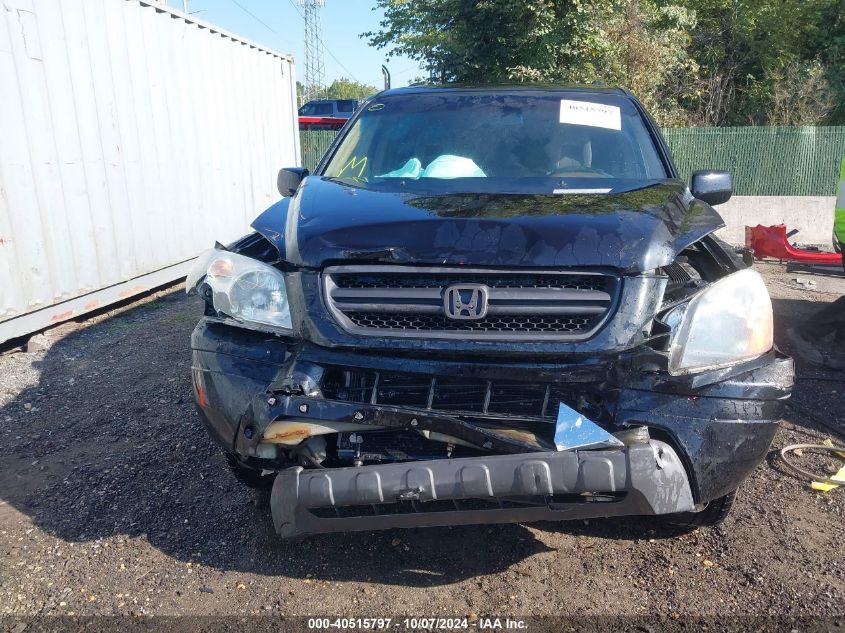 2004 Honda Pilot Ex-L VIN: 5FNYF18534B008995 Lot: 40515797