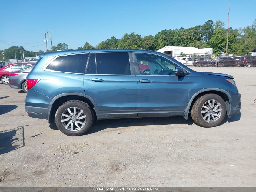 2019 Honda Pilot Ex-L VIN: 5FNYF6H41KB057873 Lot: 40515868