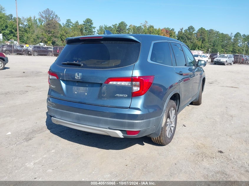 VIN 5FNYF6H41KB057873 2019 HONDA PILOT EX-L
