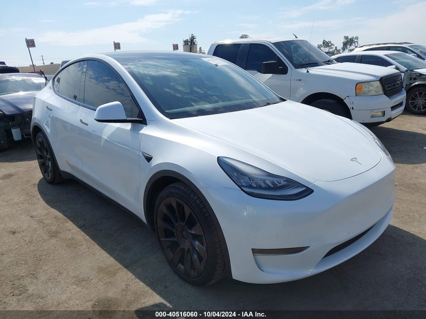 2021 TESLA MODEL Y (VIN: 5YJYGDEE7MF092791)