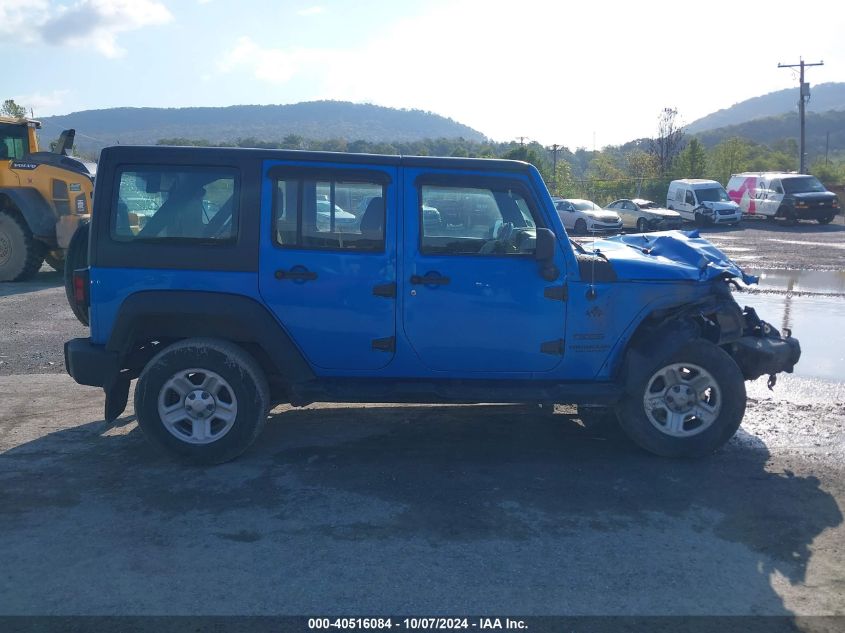 2015 Jeep Wrangler Unlimited Sport Rhd VIN: 1C4BJWKG7FL733382 Lot: 40516084