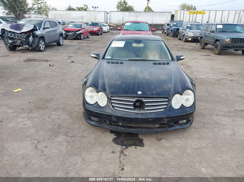 WDBSK76F55F089090 2005 Mercedes-Benz Sl 600