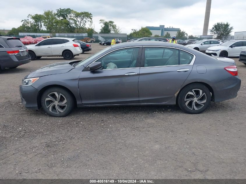 2017 Honda Accord Lx VIN: 1HGCR2F39HA132522 Lot: 40516149