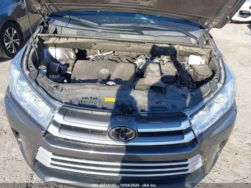 5TDJZRFH7KS950268 2019 Toyota Highlander Xle