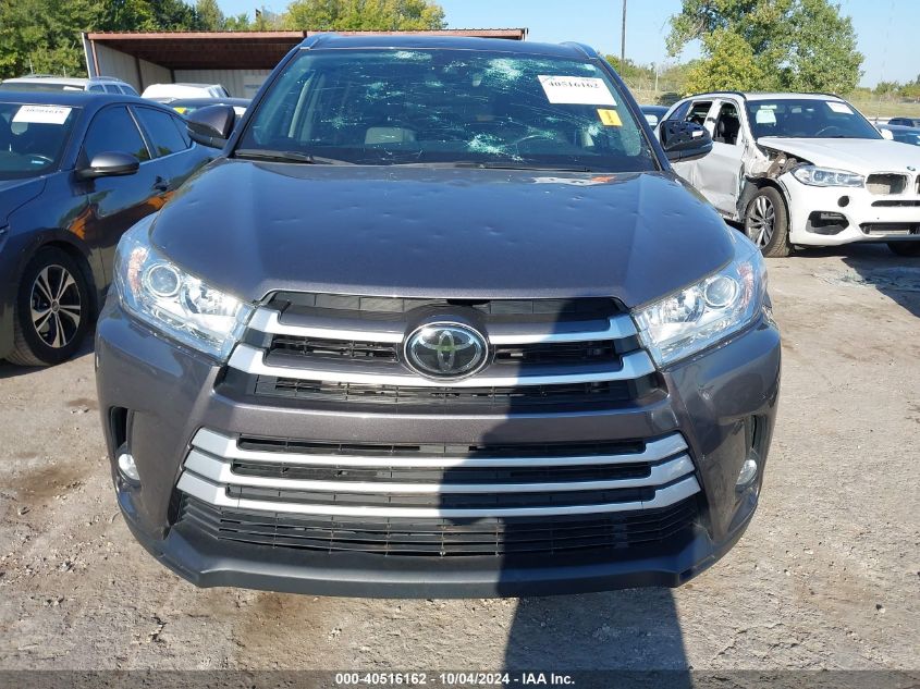 5TDJZRFH7KS950268 2019 Toyota Highlander Xle