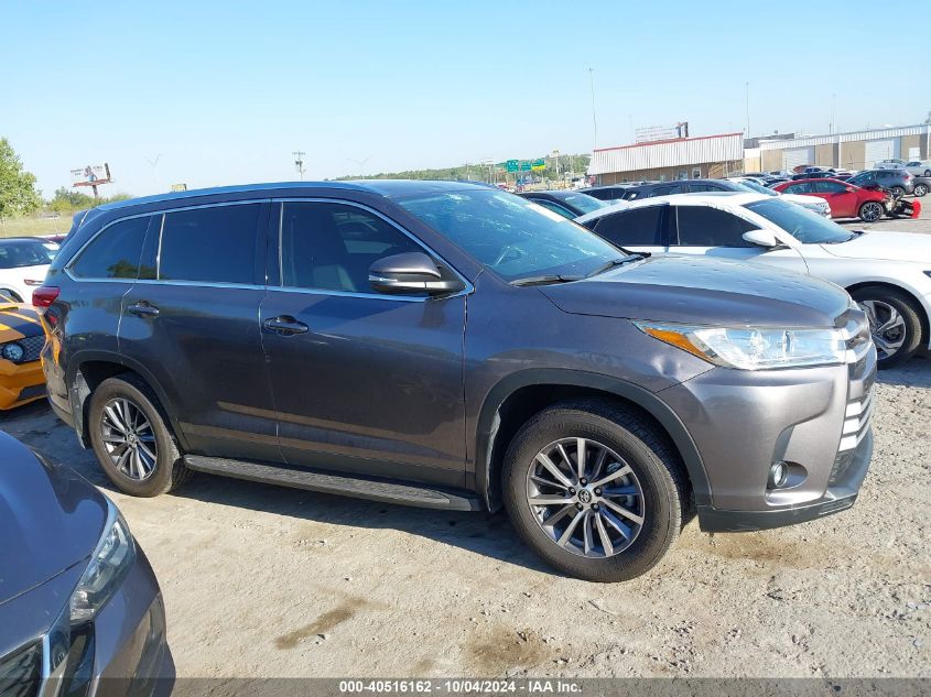 5TDJZRFH7KS950268 2019 Toyota Highlander Xle