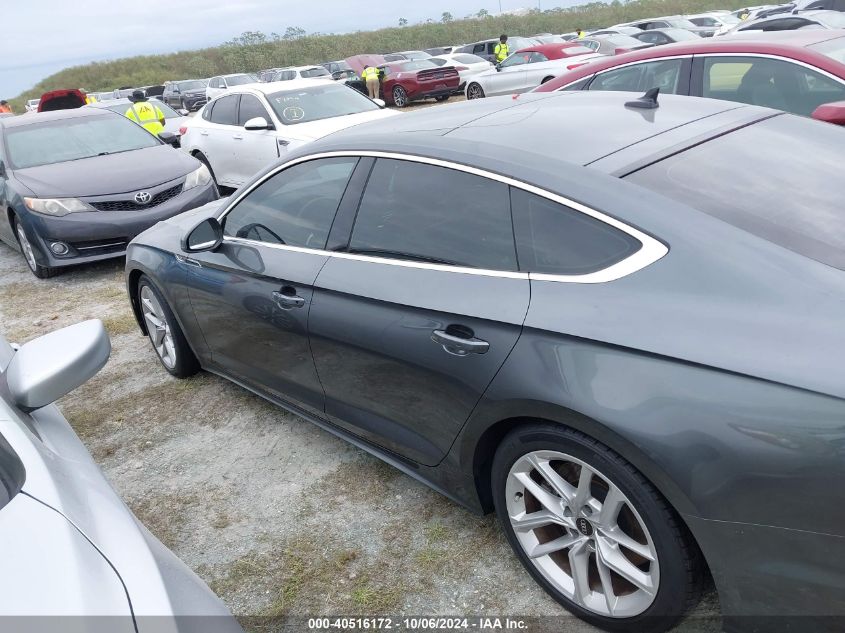 2023 Audi A5 Sportback Premium Plus 45 Tfsi S Line Quattro S Tronic VIN: WAUFACF55PA002775 Lot: 40516172