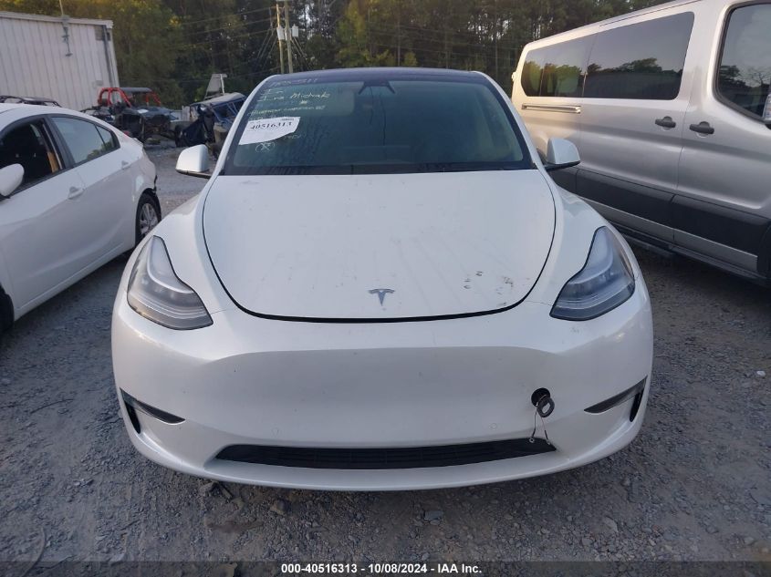 2021 Tesla Model Y Long Range Dual Motor All-Wheel Drive VIN: 5YJYGAEE0MF188311 Lot: 40516313