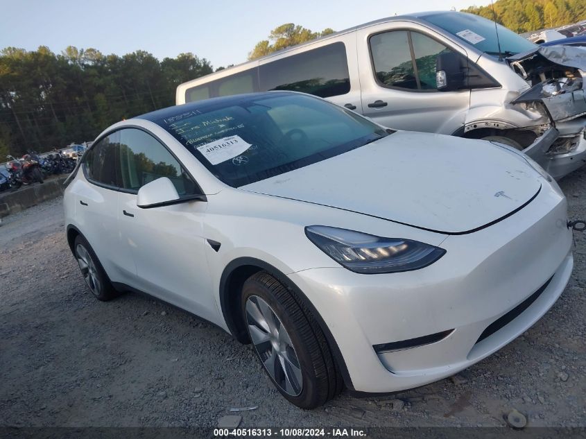 2021 Tesla Model Y Long Range Dual Motor All-Wheel Drive VIN: 5YJYGAEE0MF188311 Lot: 40516313