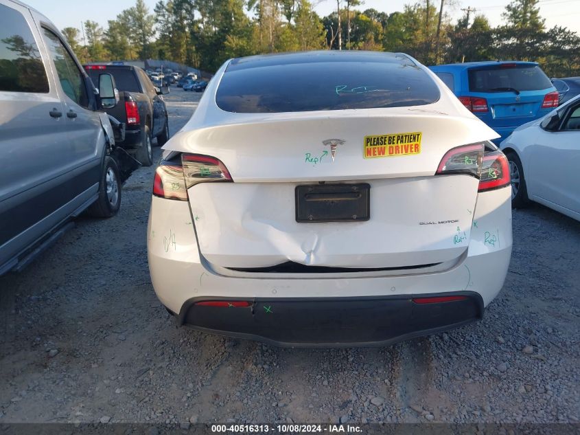 2021 Tesla Model Y Long Range Dual Motor All-Wheel Drive VIN: 5YJYGAEE0MF188311 Lot: 40516313