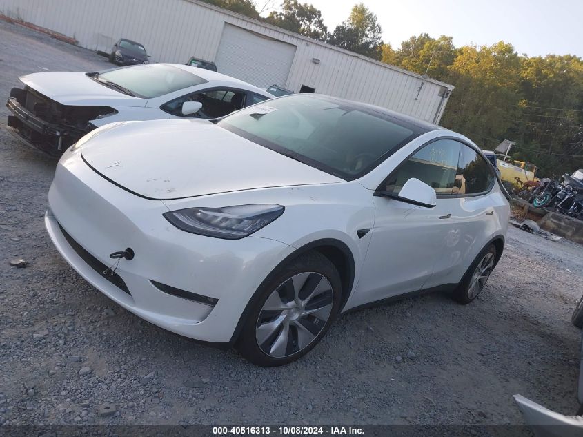 VIN 5YJYGAEE0MF188311 2021 Tesla Model Y, Long Rang... no.2