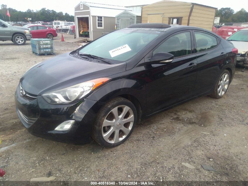 VIN 5NPDH4AEXDH273953 2013 Hyundai Elantra, Limited no.2