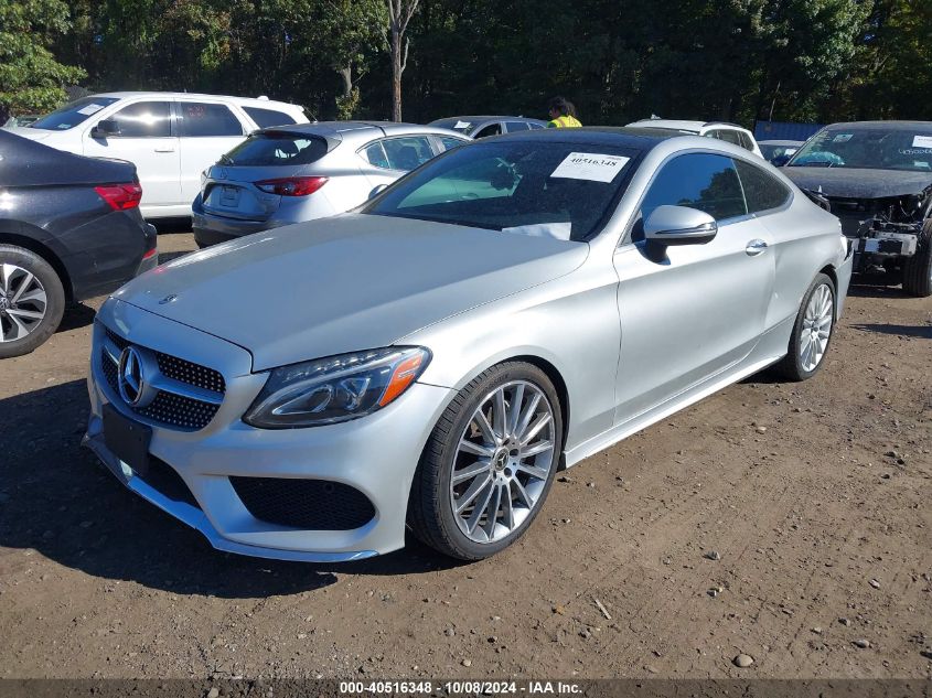 WDDWJ4JB6JF668940 2018 MERCEDES-BENZ C CLASS - Image 2