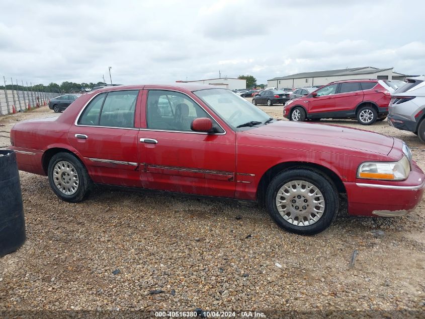 2003 Mercury Grand Marquis Gs VIN: 2MEFM74W03X688060 Lot: 40516380