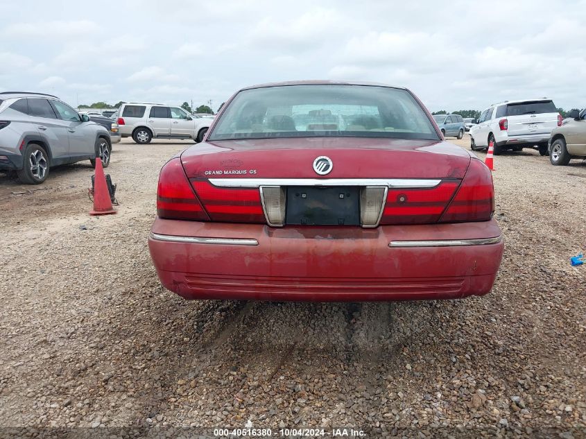 2003 Mercury Grand Marquis Gs VIN: 2MEFM74W03X688060 Lot: 40516380