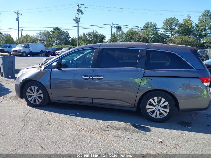 5FNRL5H6XEB099889 2014 Honda Odyssey Exl