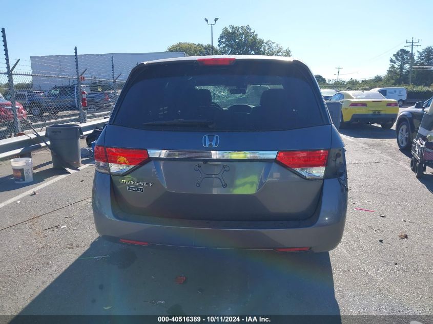 5FNRL5H6XEB099889 2014 Honda Odyssey Exl