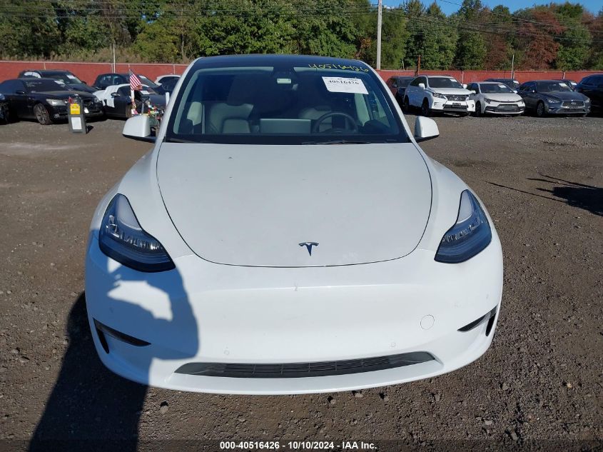 2021 Tesla Model Y Long Range Dual Motor All-Wheel Drive VIN: 5YJYGDEE3MF208620 Lot: 40516426